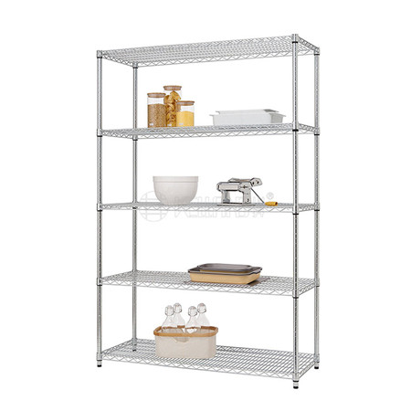 Basic 5 Shelf Heavy Duty Nsf Chrome Steel Storage Wire Shelving Rack Prevnext
