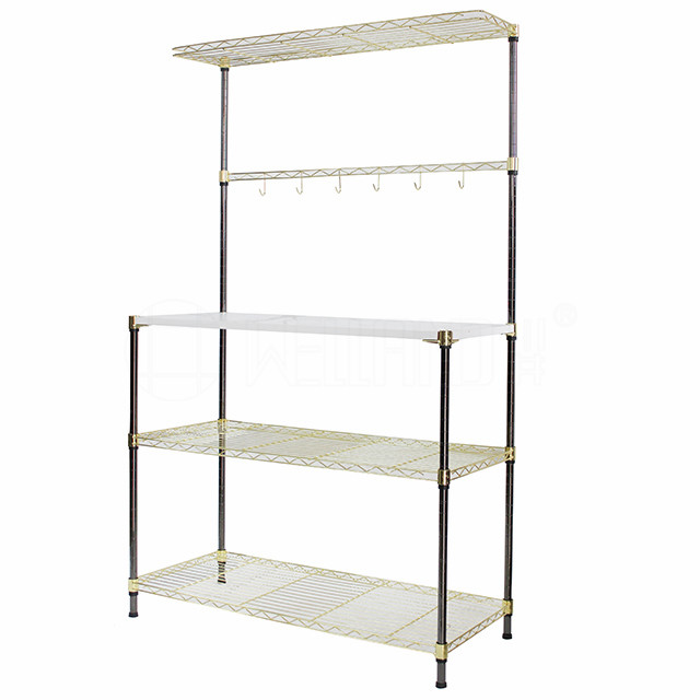 Custom Beauty Morden Rose Gold Wire Racks Microwave Oven Kitchen Bakers ...