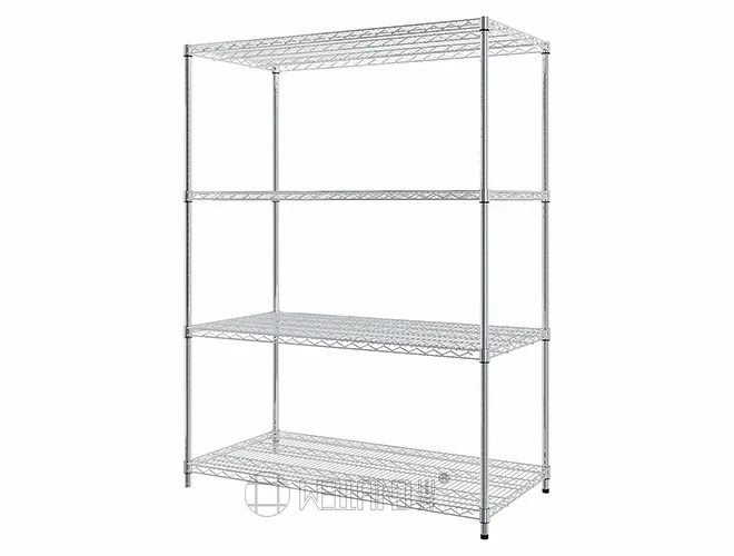 Industrial Heavy Duty Chrome Wire Shelving - Adjustable Storage Rack for Factory & Warehouse (4)