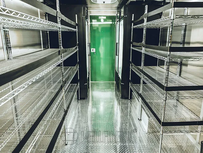 China Famous Manufacturer Company 4 Tiers Stainless Steel Wire Shelving Rack for Cold Chain (2)