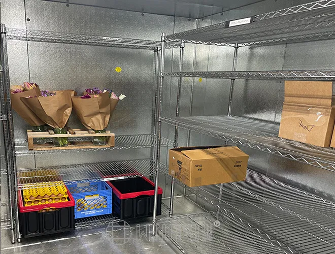 Heavy Duty 5 Tiers Wire Shelving Chrome Metal Food Storage Rack (4)