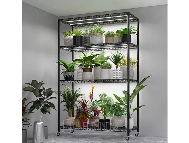 3-Tier Rolling Storage Cart  Heavy-Duty Shelving for Appliances, Pantry, or Indoor Plants（4）