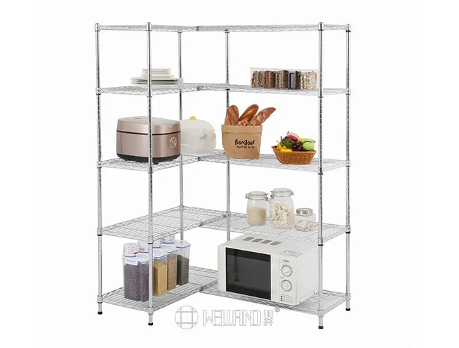 10-Tier Chrome Wire Shelving - Add On Storage Unit for Warehouse（5）