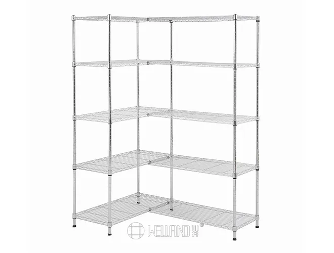 10-Tier Chrome Wire Shelving - Add On Storage Unit for Warehouse（9）