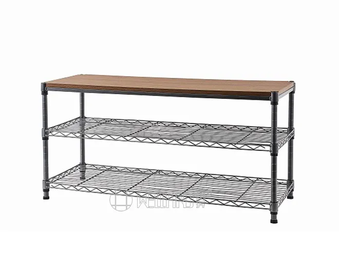 3-Tier Living Room TV Rack with MDF - Entertainment Center(2)