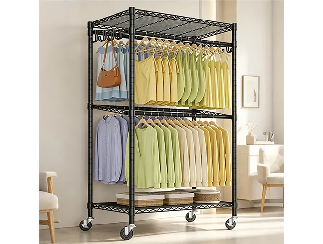 4-hanging-bar-garment-rack-with-removable-hooks-and-casters-massive-capacity-for-clothing (2)