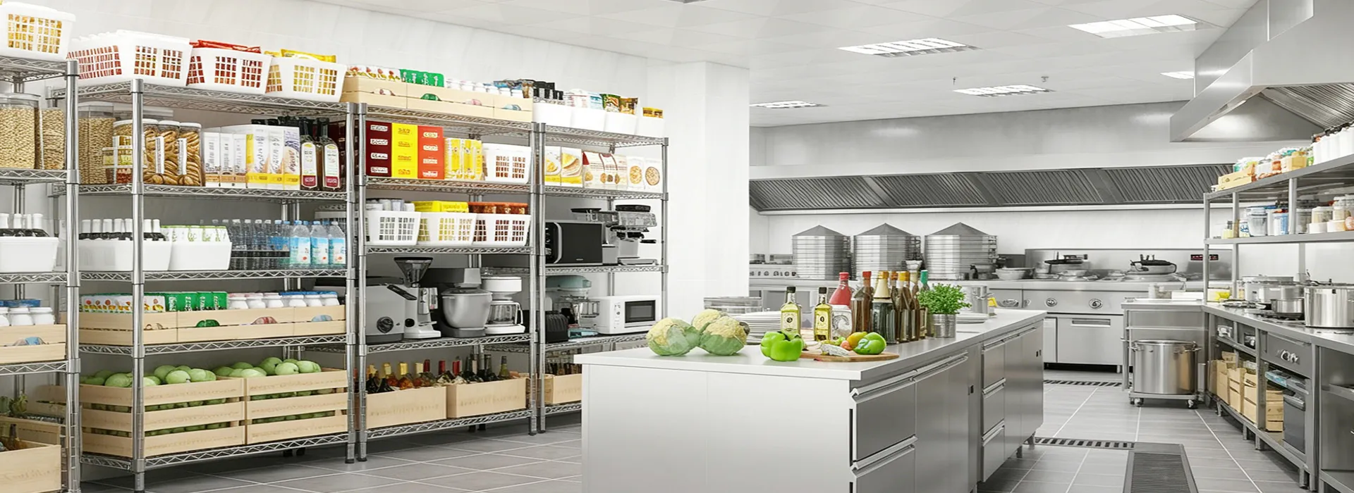 commercial-kitchen-storage-solutions-wire-shelving