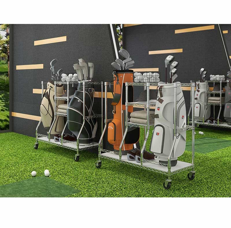 New Design Rolling Golf Storage Rack Shelving(1).jpg
