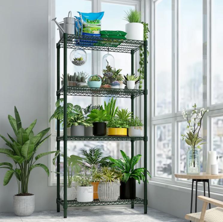 Adjustable 4-Tier Metal Plant Stand Heavy Duty Flower Pot Display Rack for Indoor Outdoor Use.jpg