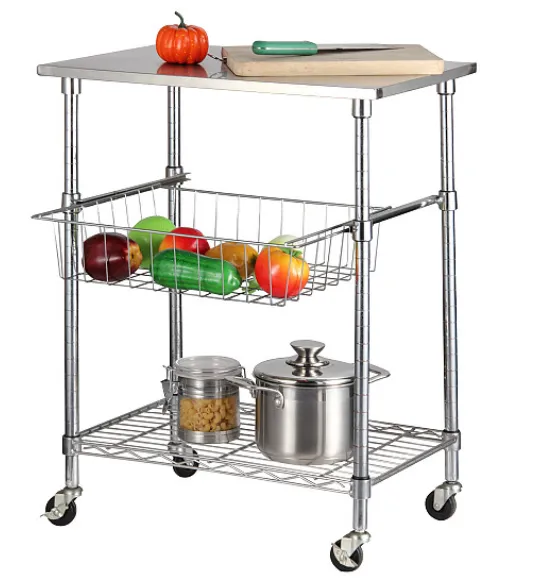 How to Use a Wire Mesh Kitchen Cart.webp