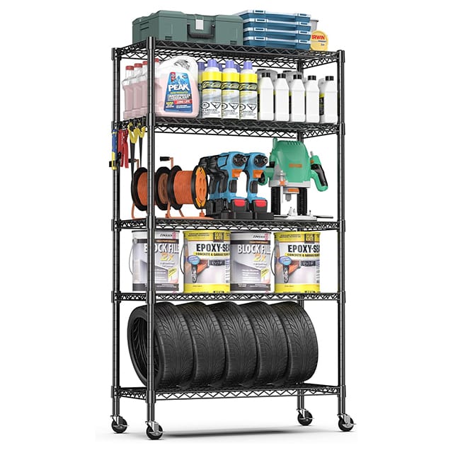 null 5-Tier Black Wire Shelving with Wheels.jpg