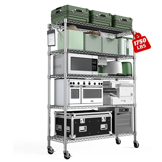 Large Size Chrome Wire Shelving with Wheels.jpg